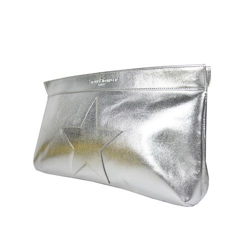 Cartera de mano plata de fiesta de Stella Rittwagen 